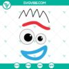 Forky face SVG files with Toy Story theme, downloadable SVG image - perfect for crafting projects.
