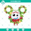 Forky Toy Story themed Mickey Head Christmas SVG file with PNG, DXF, and EPS cut files for crafting and holiday projects.