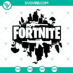 Fortnite SVG Files for Video Game Online - PNG, DXF, EPS Gaming SVG Image.