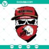 49ers skull SVG, football design for San Francisco fans in PNG, DXF, and EPS file formats for cutting machines.
