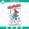 Chibi Freddy Krueger SVG and PNG files for Halloween movies crafts, cute horror character design.