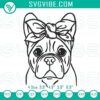French Bulldog bandana embroidery files for machine embroidery featuring a cute dog design. Great for craft projects.