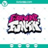 Friday Night Funkin SVG PNG DXF EPS Cut Files perfect for Cricut machines. Colorful and fun designs for crafting projects.