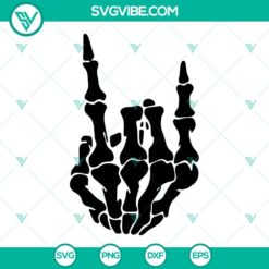 Retro skeleton hand rock SVG file, bold 'Fuck Around And Find Out' design, perfect for digital projects.
