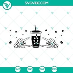 Retro styled SVG image featuring text "Fueled By Iced Coffee And Anxiety", perfect for digital projects.