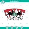 Bad Bunny Halloween Starbucks SVG file with dripping blood design ideal for Halloween projects.