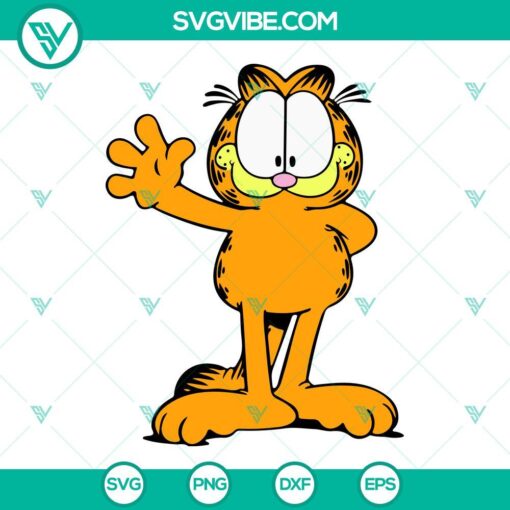 Garfield SVG Image Bundle, Garfield And Odie SVG Image, Cartoon SVG Files PNG DXF 1