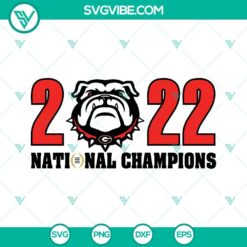 Georgia Bulldogs 2022 2023 National Champions SVG Images Bundle, Georgia 2