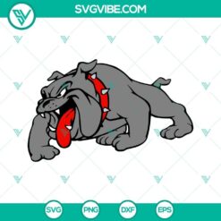 Georgia Bulldogs SVG Images Bundle, Bulldogs Face Football SVG Image PNG DXF 4