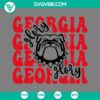 Georgia Bulldogs 2024 SVG design with Georgia Glory Glory text, available in PNG, EPS, and DXF file formats for digital crafting projects.