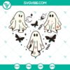 Spooky and adorable Ghost Heart Halloween SVG image perfect for digital use.