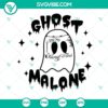 Ghost Malone SVG image PNG featuring a humorous ghost design. Perfect for Halloween crafts and decor. Instant download.