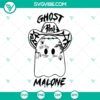 Ghost Post Malone SVG images with Cowboy Hat Ghost design, featuring Ghost Malone, ideal for crafting and digital design projects.
