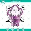 Spooky Ghost Halloween SVG Images PNG DXF EPS Cut Files - Halloween vibes with ghost design for digital crafting projects.