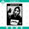 Ghostface 1996 SVG images for Cricut, including PNG, DXF, EPS formats. Ideal for horror movie fans and Halloween crafting projects.