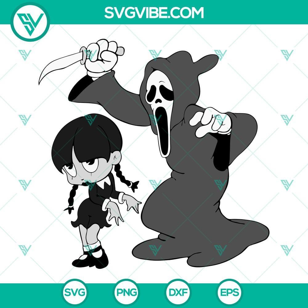 ghostface-and-wednesday-svg-scream-svg-horror-movie-svg-funny-halloween-film-svg-png-dxf-eps-cricut-5-mockup.jpg Ghostface and Wednesday Addams SVG file perfect for horror movie fans and Halloween projects. Funny and unique design, ideal for Scream SVG download.