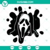 Ghostface blood effect SVG design for Cricut, available in PNG, DXF, and EPS formats.