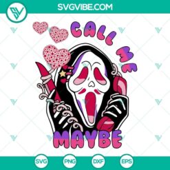 Ghostface Calling SVG Files Bundle, No You Hang Up SVG Image, Ghostface 6