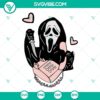 Ghostface Calling SVG Files with Ghost Face and Scream Design for Halloween, ideal for digital craft projects.