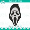 Ghostface embroidery design inspired by Scream horror movie, in machine file format. Perfect for horror fans and Halloween projects.