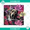 Ghostface Horror Valentine PNG files for Happy Valentine’s Day with spooky design elements in a digital image.