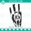 Ghostface knife embroidery designs, horror movie theme digital file for Halloween crafting projects.