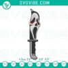 Ghostface knife embroidery designs for Scream Halloween horror file, perfect for spooky crafting projects.