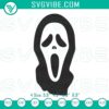 Ghostface Scream embroidery design file inspired by Scary Movie for Halloween machine embroidery.