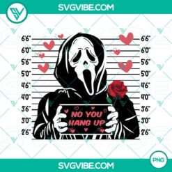 Ghostface Valentine PNG File, Horror Valentine design featuring a spooky and romantic theme for digital use.