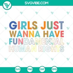 Feminist SVG designs promoting girls' rights and pro choice activism for digital creations.