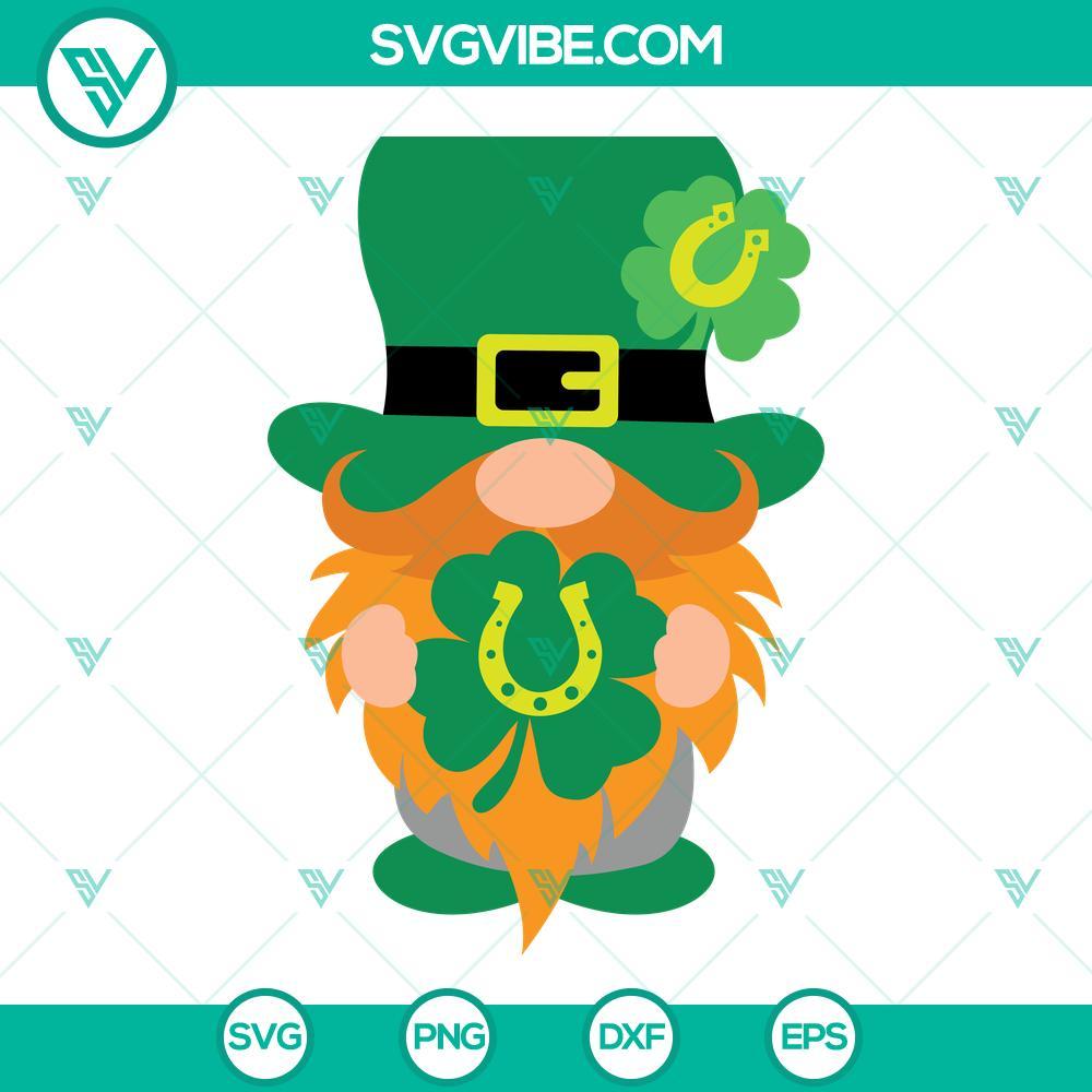gnome-leprechaun-svg-shamrock-svg-st-patricks-gnomes-svg-png-dxf-eps-cutting-files-9-mockup.jpg St Patricks Day Gnome Leprechaun and Shamrock SVG files for download in PNG format.