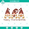 Thanksgiving gnomes and fall elements with pumpkin in this downloadable SVG design. Great for crafting projects.