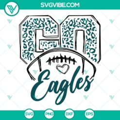 Philadelphia Eagles themed leopard print SVG design for Eagles football fans. Perfect for digital crafting projects.