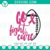 Breast cancer awareness football embroidery designs for fundraising events and sports enthusiasts.