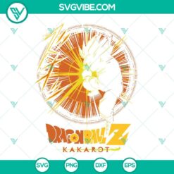 Goku SVG images bundle featuring Kakalot from Dragon Ball. Ideal for Cricut projects. PNG, DXF, EPS included.