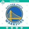 Golden State Warriors logo SVG file for Cricut and Silhouette, in PNG, DXF, EPS formats for crafting projects.