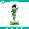 Gon Freecss SVG file with Hunter x Hunter theme, includes PNG, DXF, and EPS cut files for crafting.