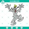 Funny mummy dressed for Halloween in a cartoon style, perfect for Cricut and Silhouette. SVG, PNG, DXF, and EPS vector formats available.