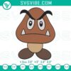 Goomba Super Mario embroidery design file, Classic Mario character pattern. Ideal for video game fans.