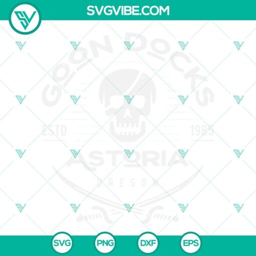 Goon Docks Astoria Oregon inspired SVG images in PNG, DXF, EPS formats for Cricut, featuring nautical and adventure-themed designs.