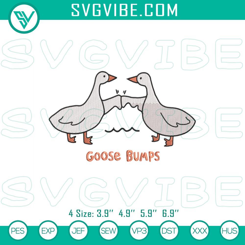 Goose Bumps Embroidery Pattern, Goose Bumps Best Friends Embroidery Designs Goosebumps Best Friends embroidery file with spooky design, perfect for Halloween crafting.