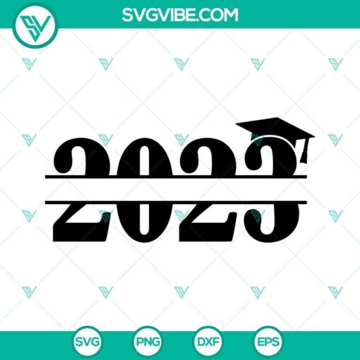 2023 Graduation SVG files for Class of 2023 monogram featuring senior theme. Ideal for graduation projects and decorations.
