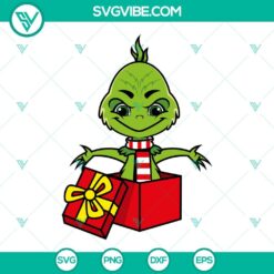 Grinch Bundle SVG Files, Baby Grinch SVG File, Ornament Christmas SVG File, 8