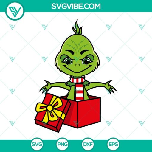 Grinch Bundle SVG Download, Baby Grinch SVG File, Ornament Christmas SVG Images, 2