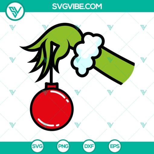 Grinch Bundle SVG Download, Baby Grinch SVG File, Ornament Christmas SVG Images, 5