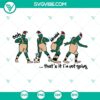 Grinch "I'm Not Going" SVG design with the text "That's It I'm Not Going" for instant download. Fun and festive Christmas image.