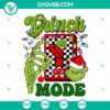 Grinch Mode On Skeleton SVG for Christmas crafts, PNG DXF EPS files, festive holiday decoration with playful Grinch theme.