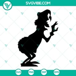 Grinch silhouette on a digital SVG cut file, perfect for holiday crafting projects.