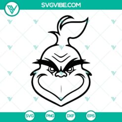 Grinch SVG Image Bundle, Grinch Face SVG Images, Grinch Cricut, Grinch 5