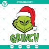 Grinch SVG file for Cricut and Silhouette, including PNG, DXF, and EPS formats for download.